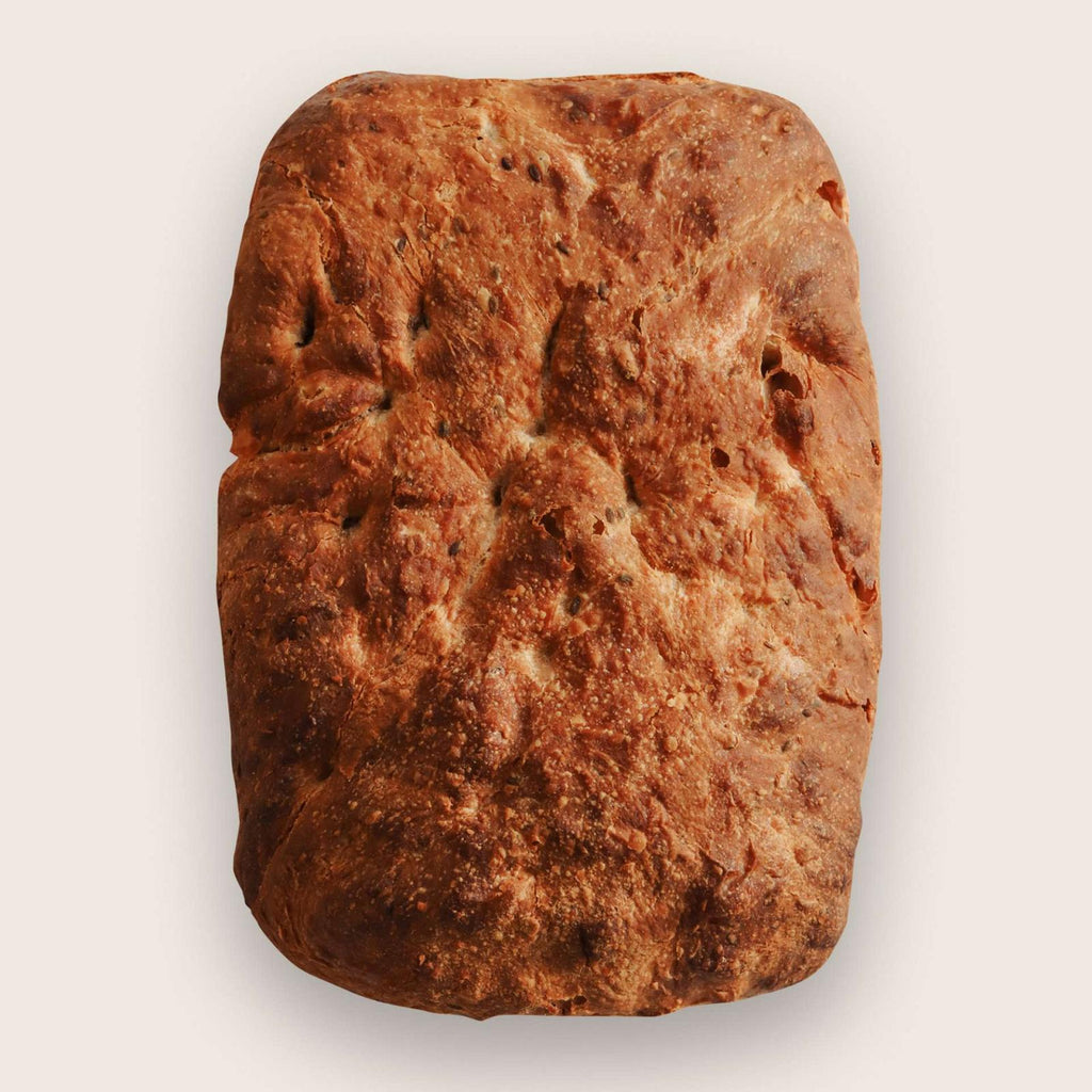 FOCACCIA PIROVA INTEGRALNA Z SEMENI 700g Z DROŽMI